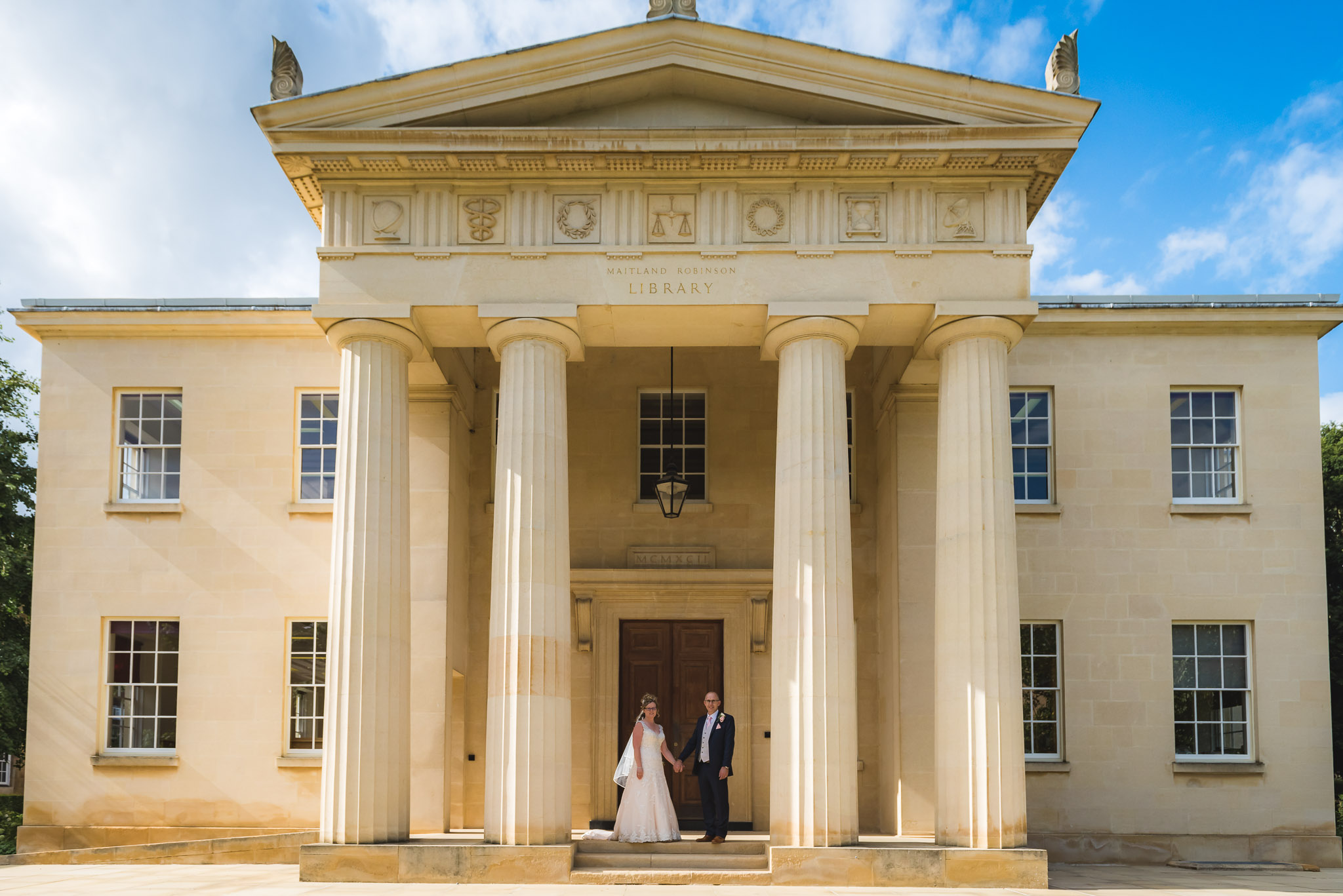 Downing College wedding photography – Elaine & Richard