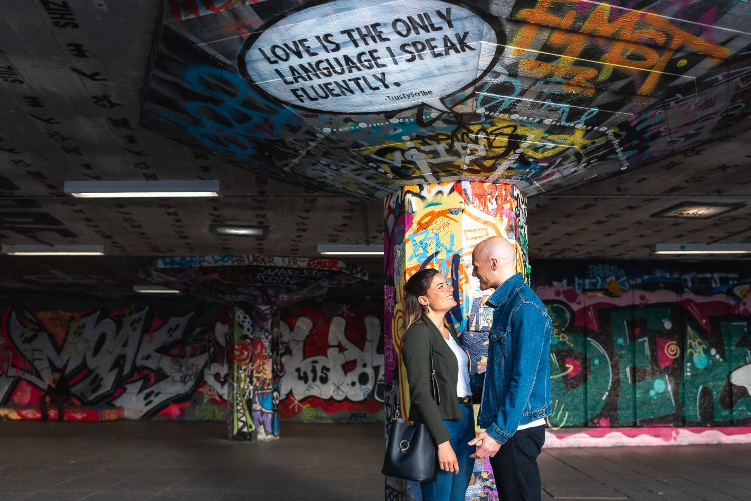 London South Bank engagement shoot – Kate & Dom