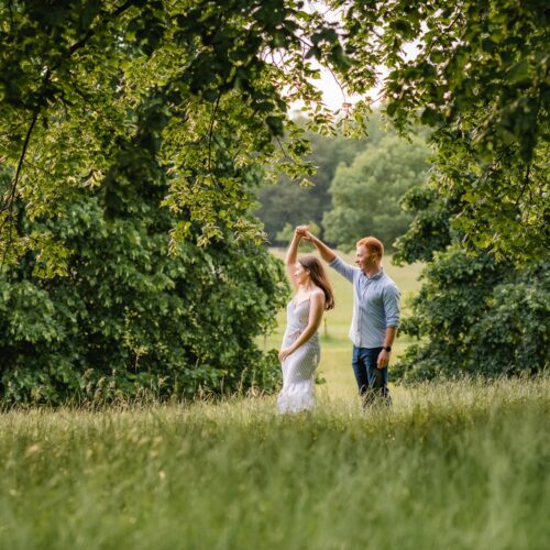 Burghley House pre-wedding shoot