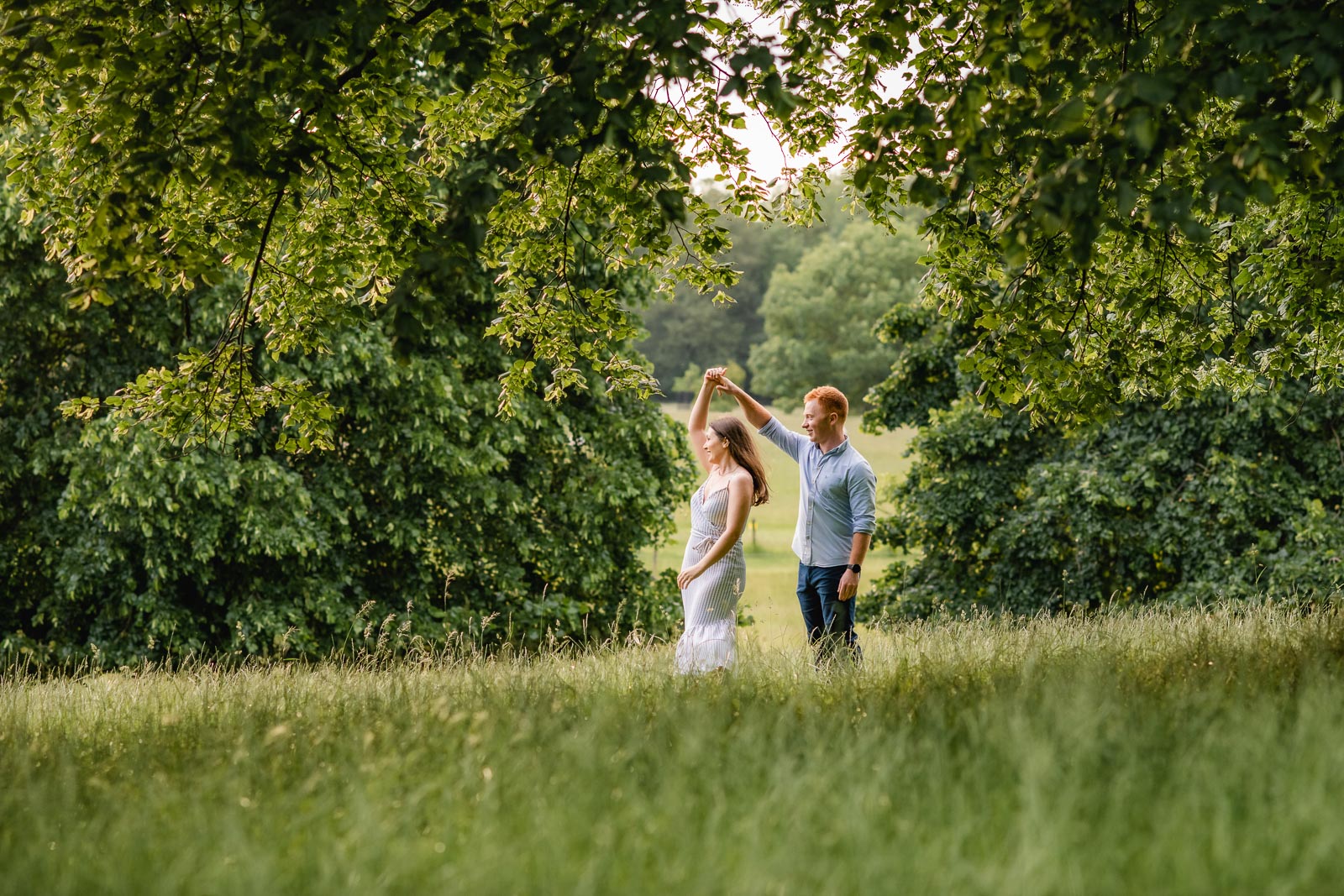 Burghley House pre-wedding shoot – Victoria & David