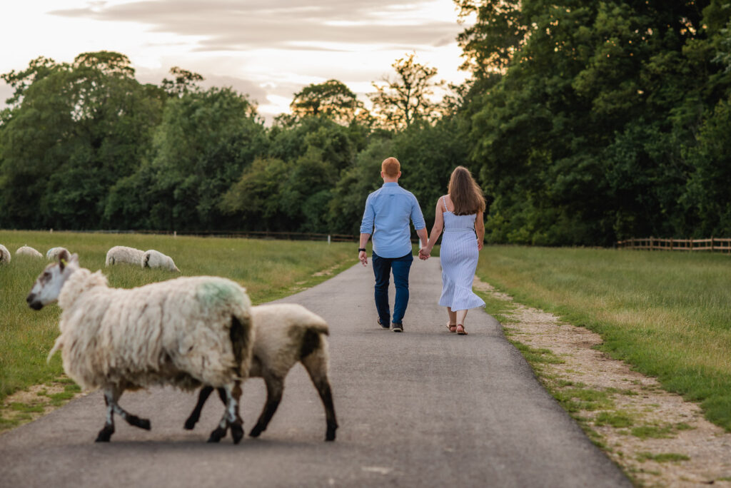 Burghley House pre-wedding shoot