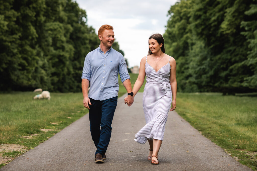 Burghley House pre-wedding shoot