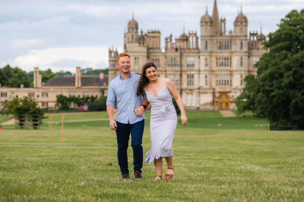 Burghley House pre-wedding shoot