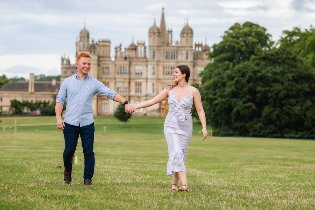 Burghley House pre-wedding shoot