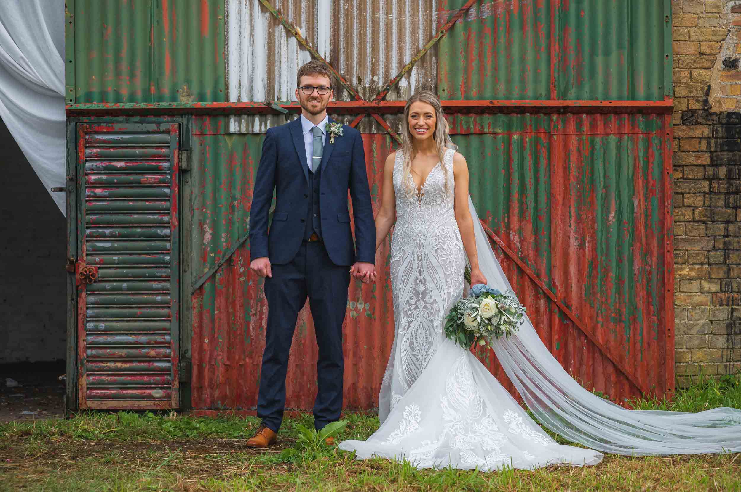 Cambridgeshire farm style wedding – Mary & James