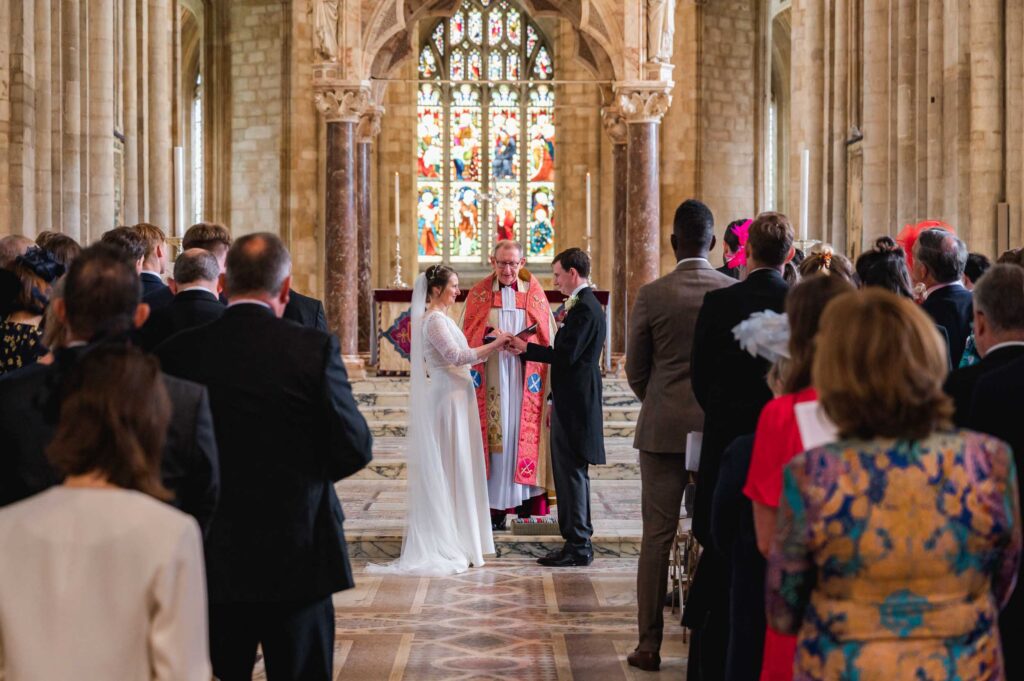 Peterborough cathedral wedding