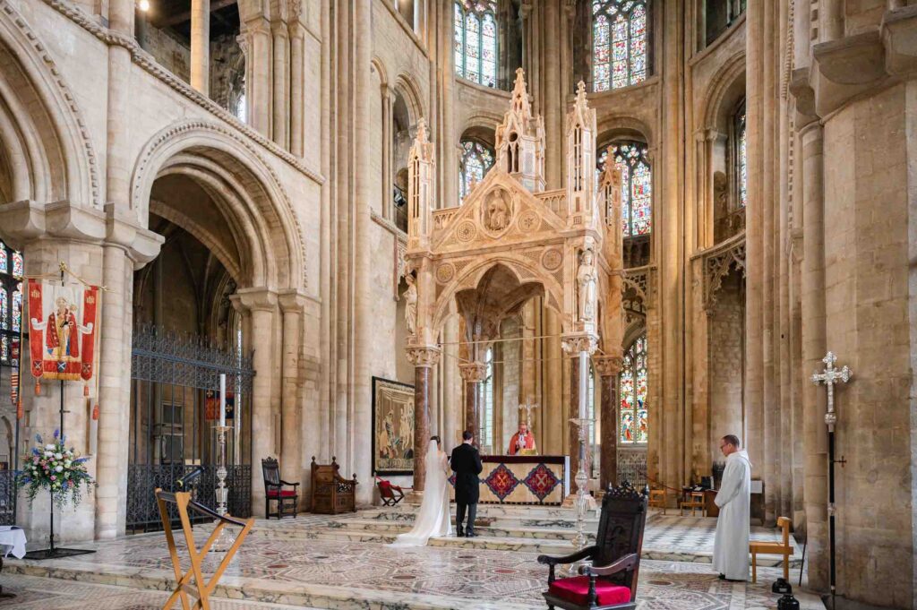 Peterborough cathedral wedding