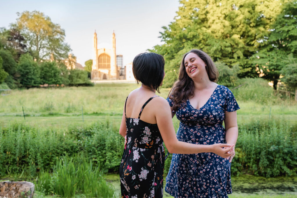 Cambridge pre-wedding shoot