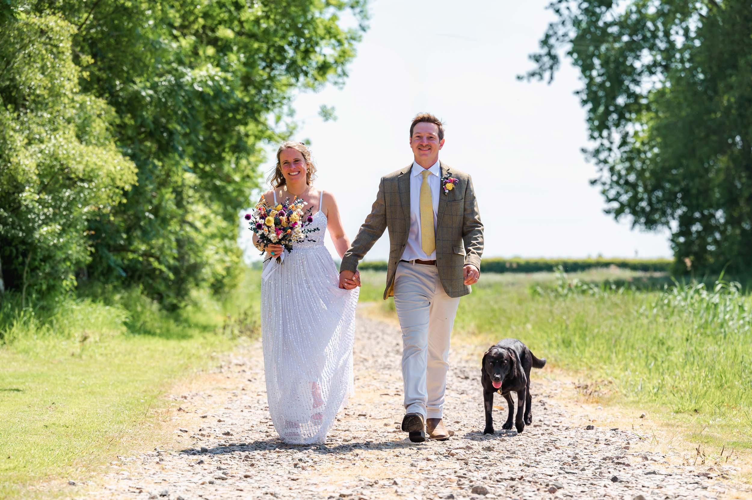 Fenland Farm wedding – Rach & Johnny