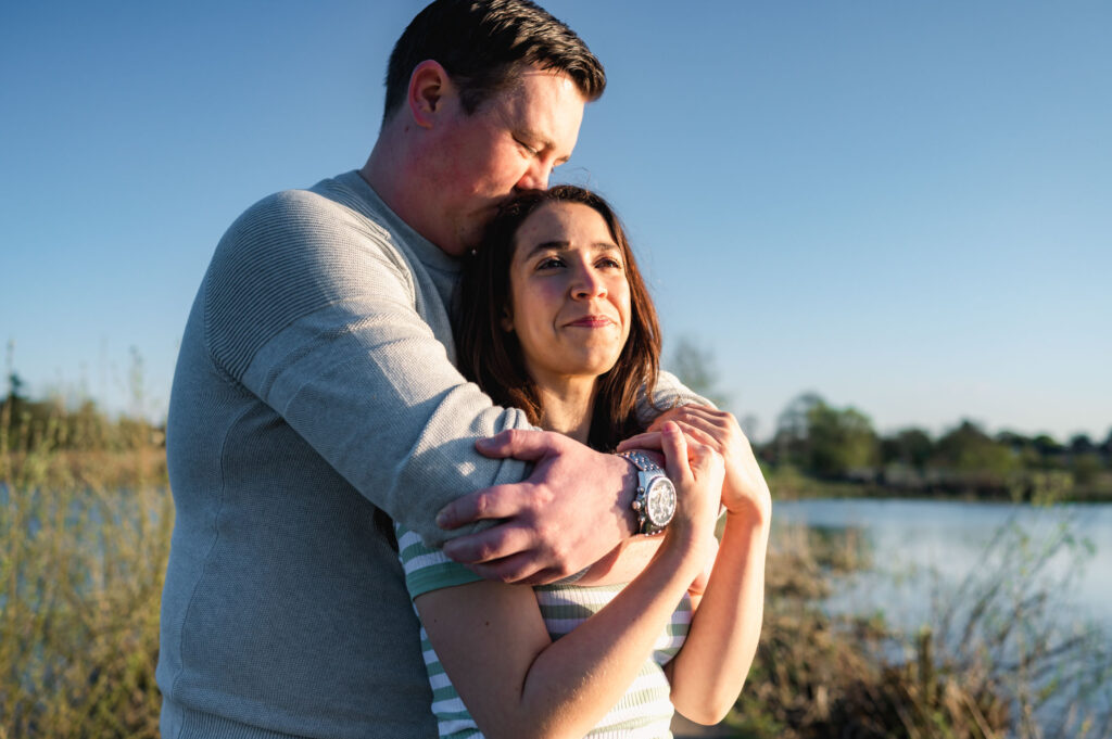 Hinchingbrooke Country Park pre-wedding shoot