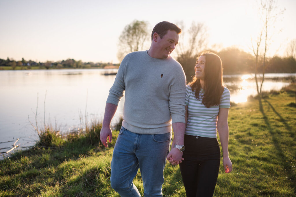 Hinchingbrooke Country Park pre-wedding shoot