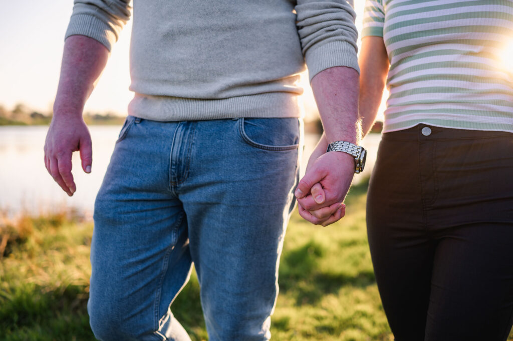 Hinchingbrooke Country Park pre-wedding shoot