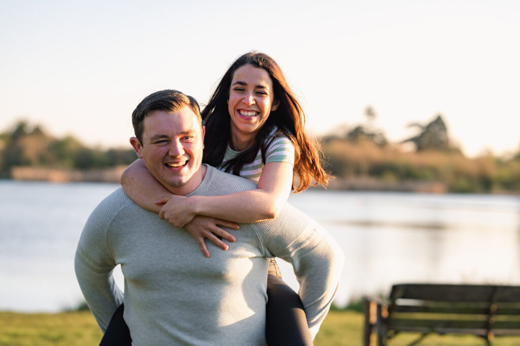 Hinchingbrooke Country Park pre-wedding shoot