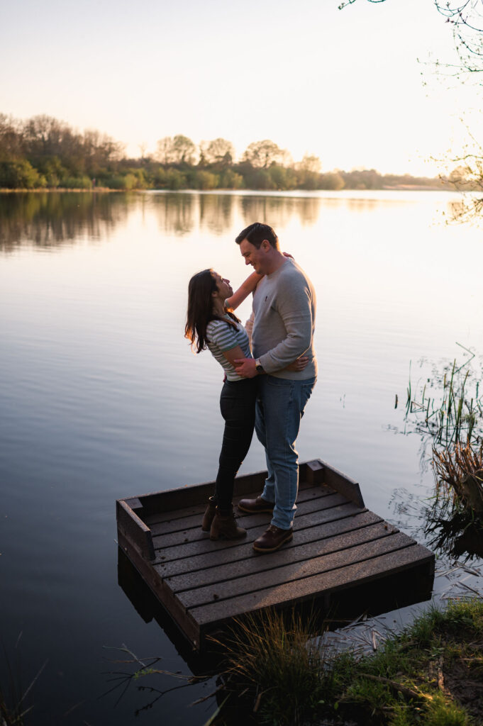 Hinchingbrooke Country Park pre-wedding shoot