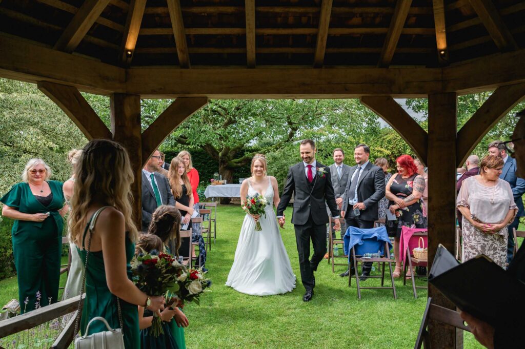 barnsdale gardens wedding ceremony