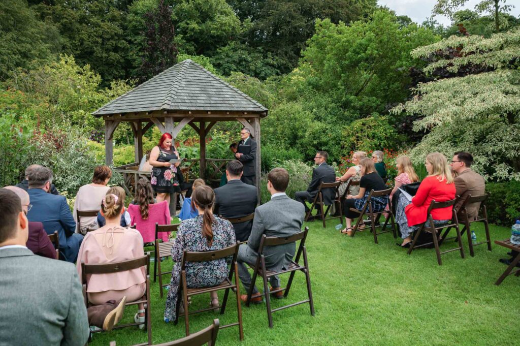 barnsdale gardens wedding ceremony