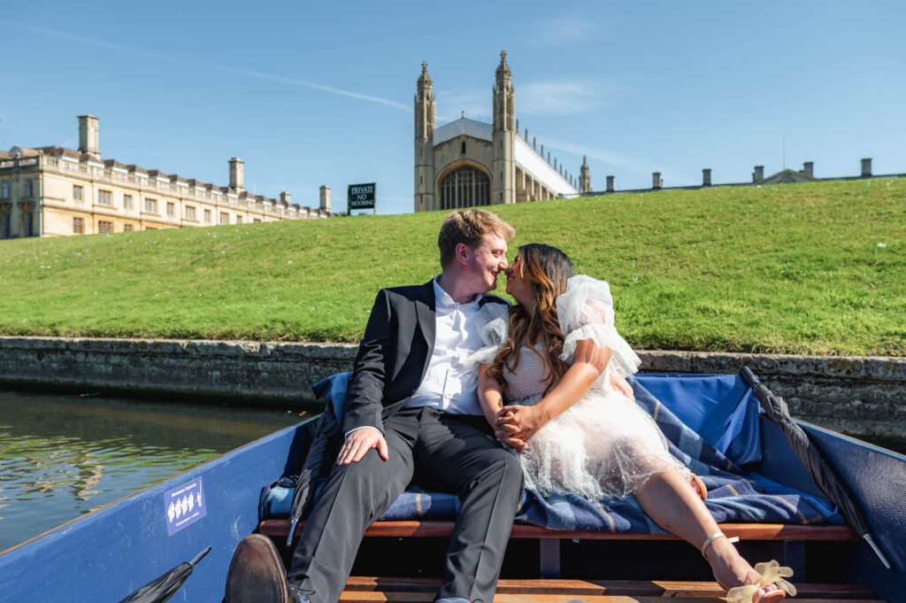 Cambridge punting photoshoot