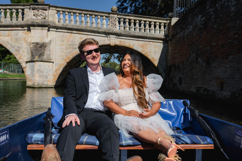 Cambridge punting photoshoot