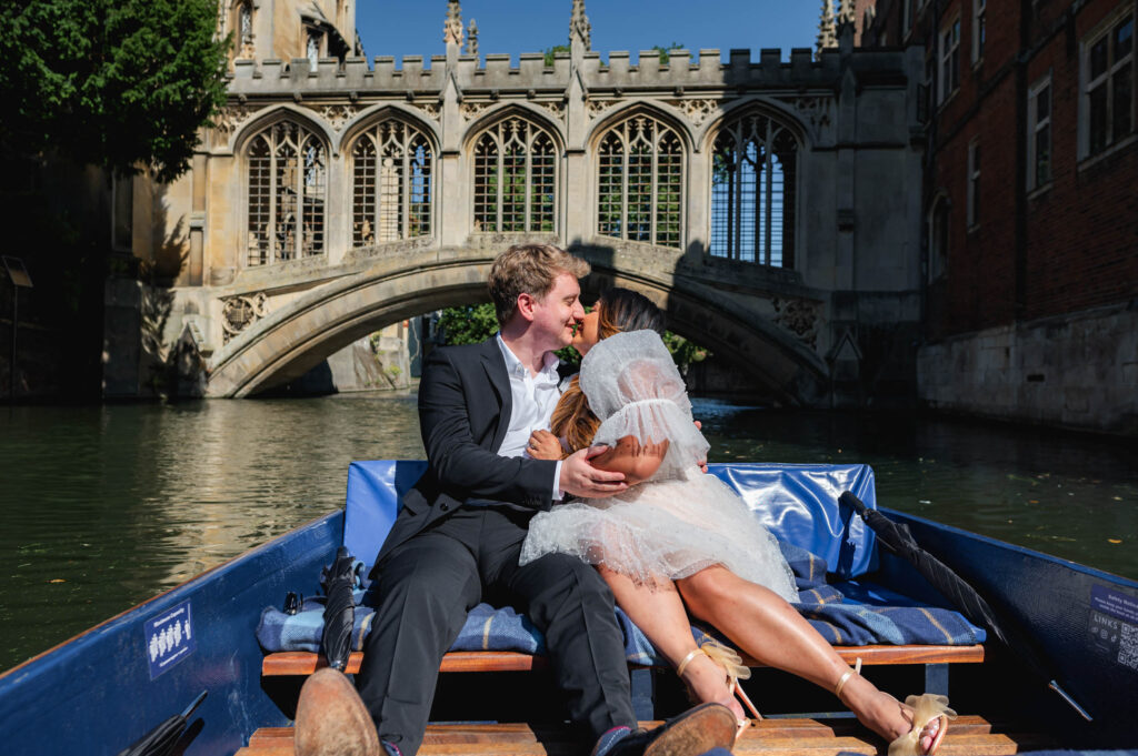 Cambridge punting photoshoot