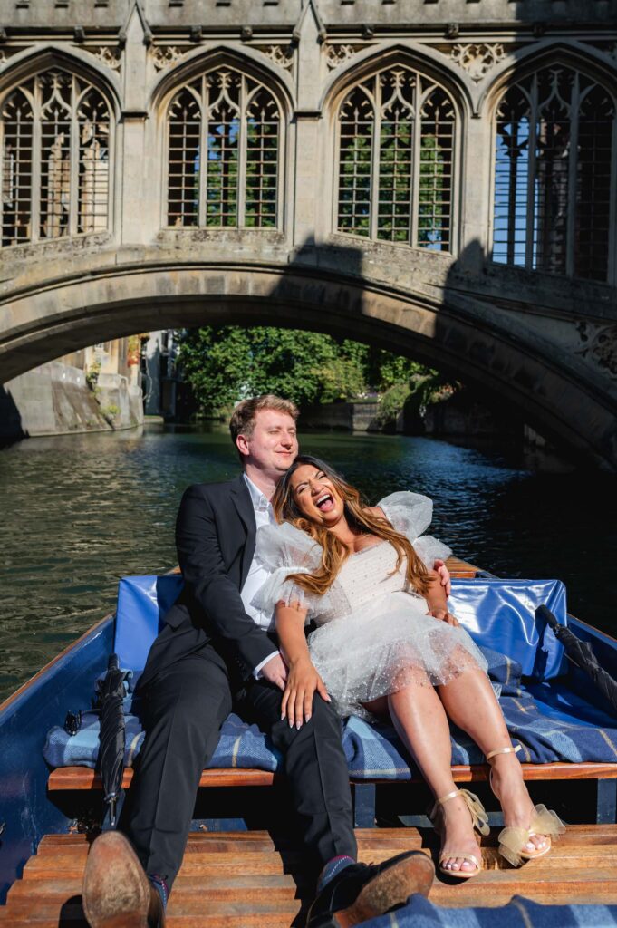 Cambridge punting photoshoot